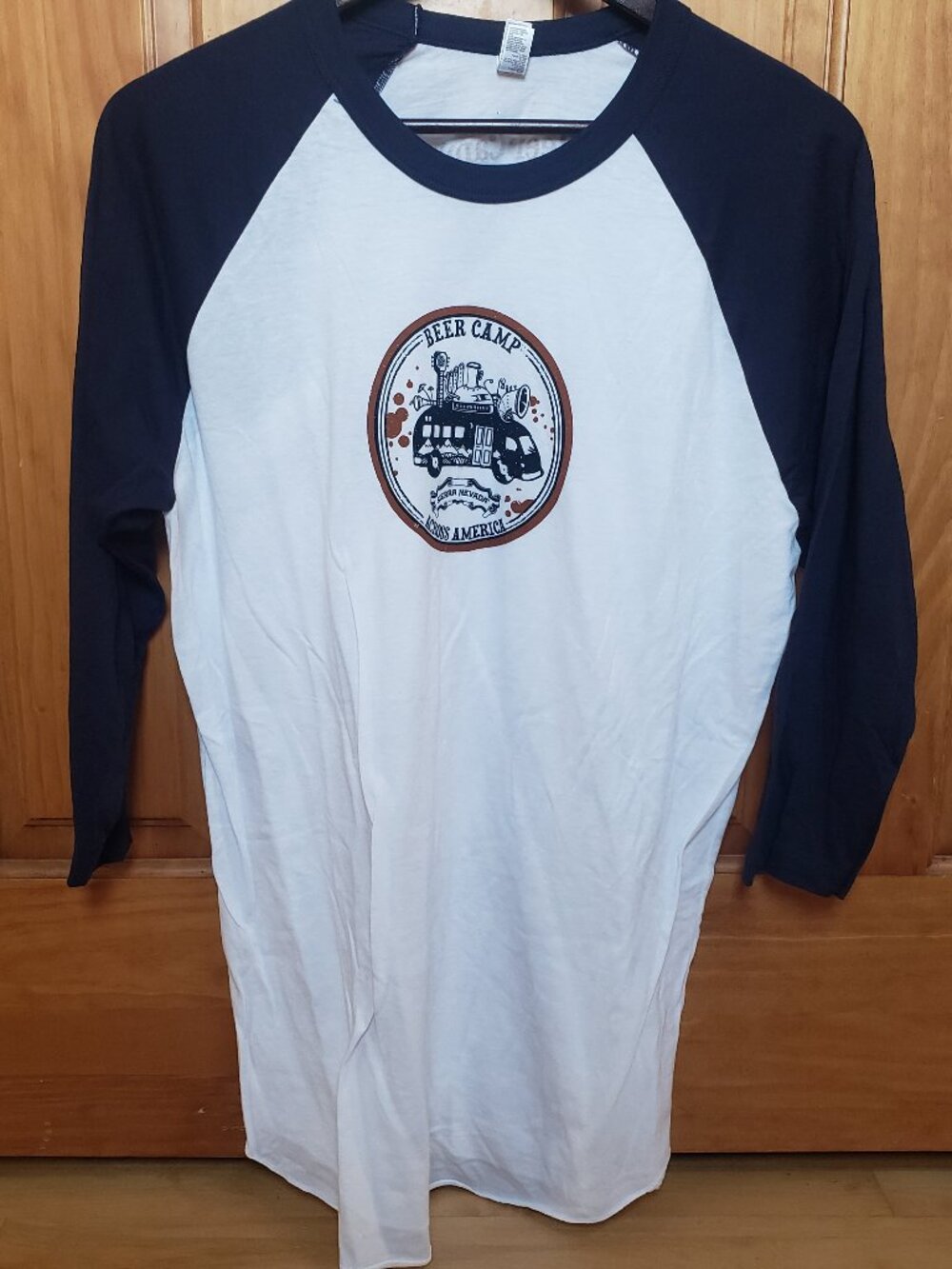 Sierra Nevada Beer Camp Raglan Sleeve Shirt Sz L Craft Beer Limited Edition Fest